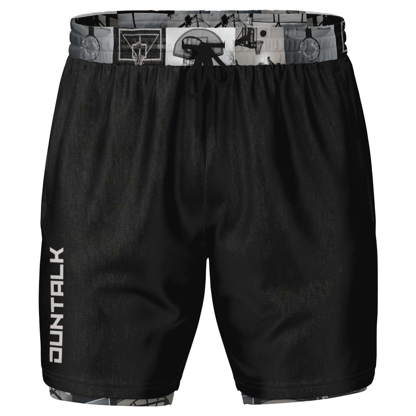 Duntalk "All Net" Men's 2-in-1 Basketball Shorts