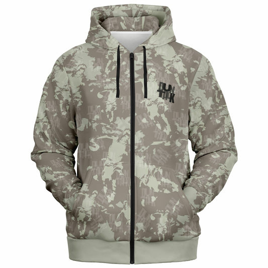 Shifted Zip-Up Hoodie