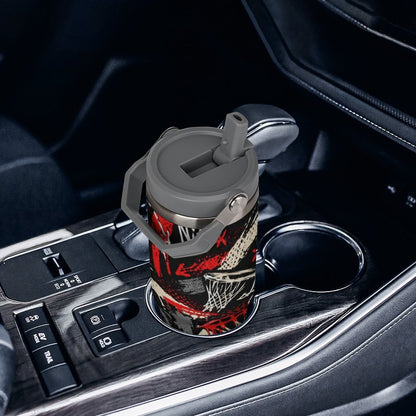 Rim Check Tumbler - Black/Red