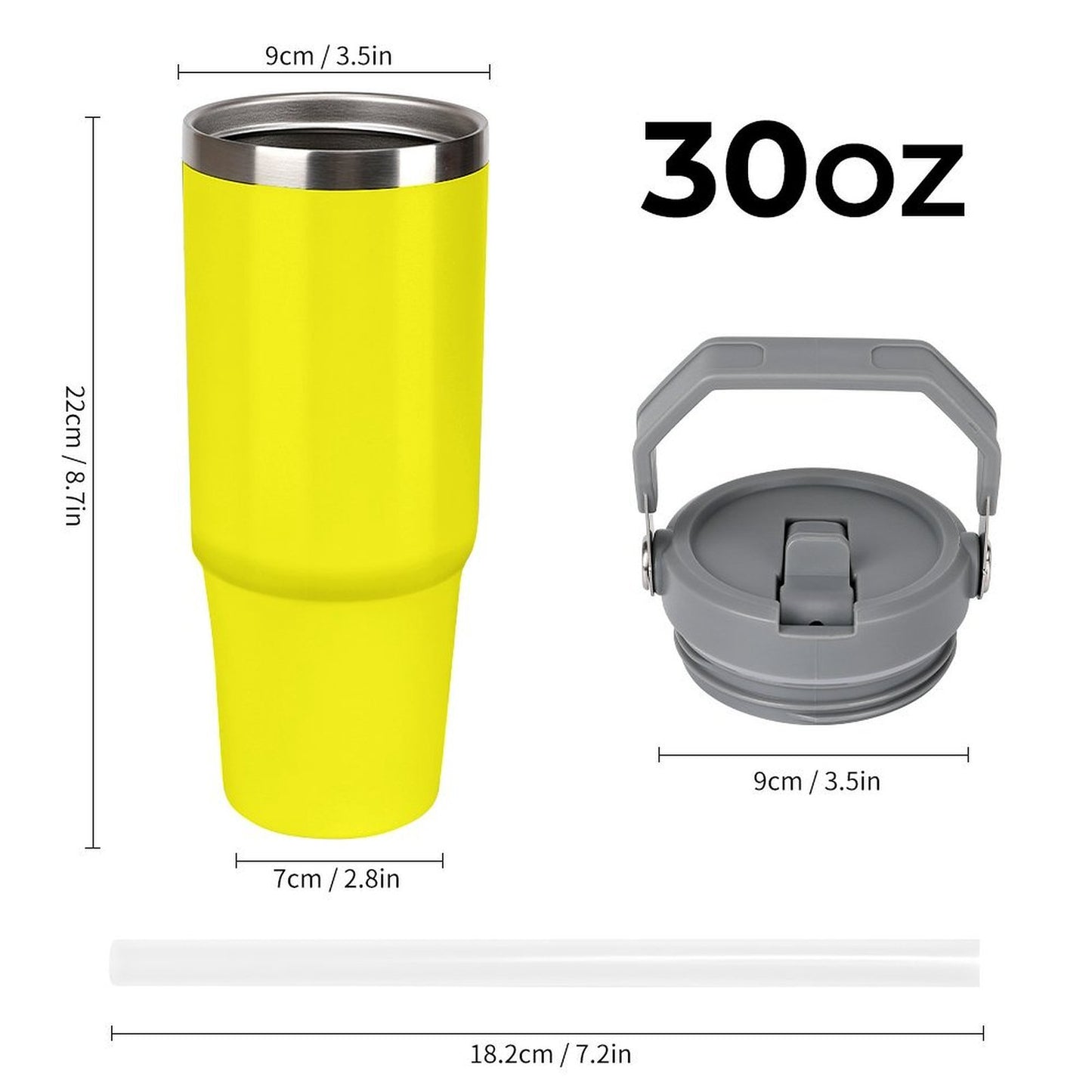 Customizable Tumbler - Yellow