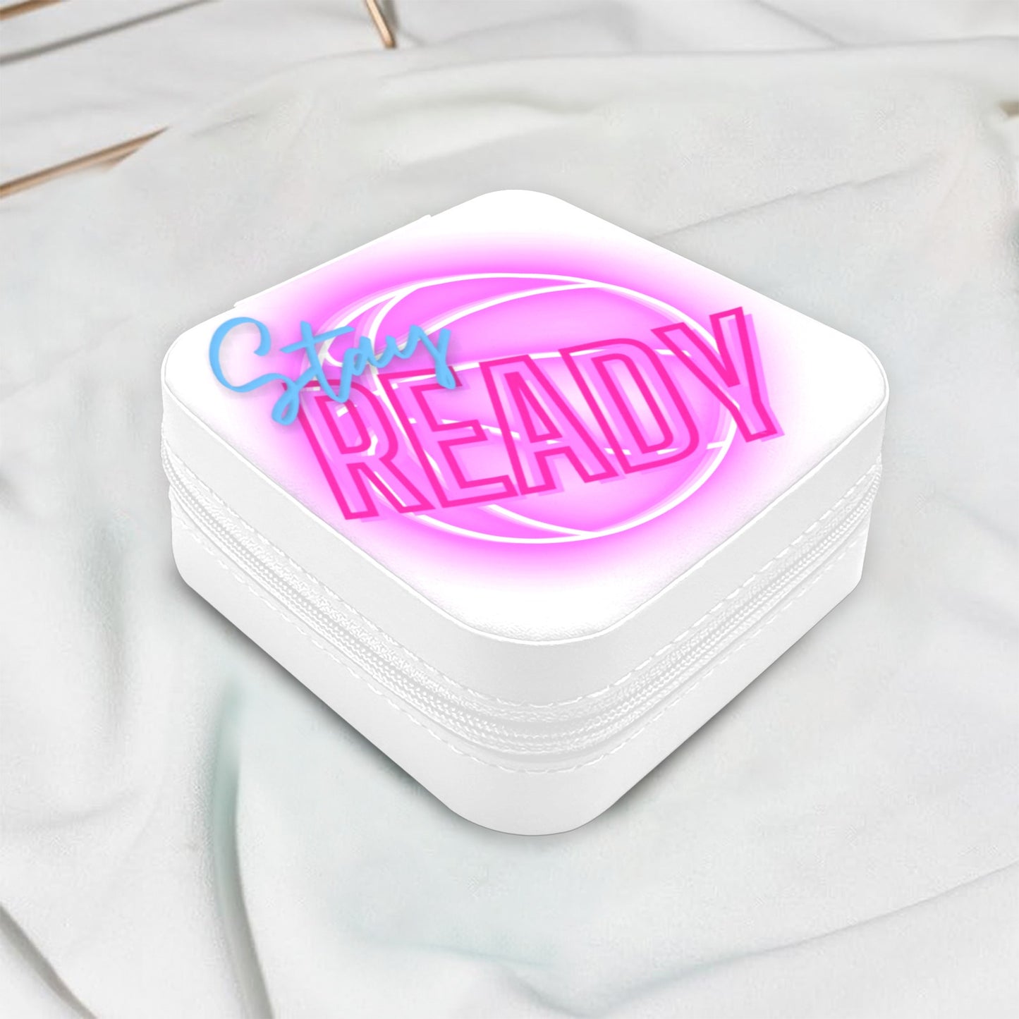 "Ready" Drip Lock Sports Travel Jewelry Box
