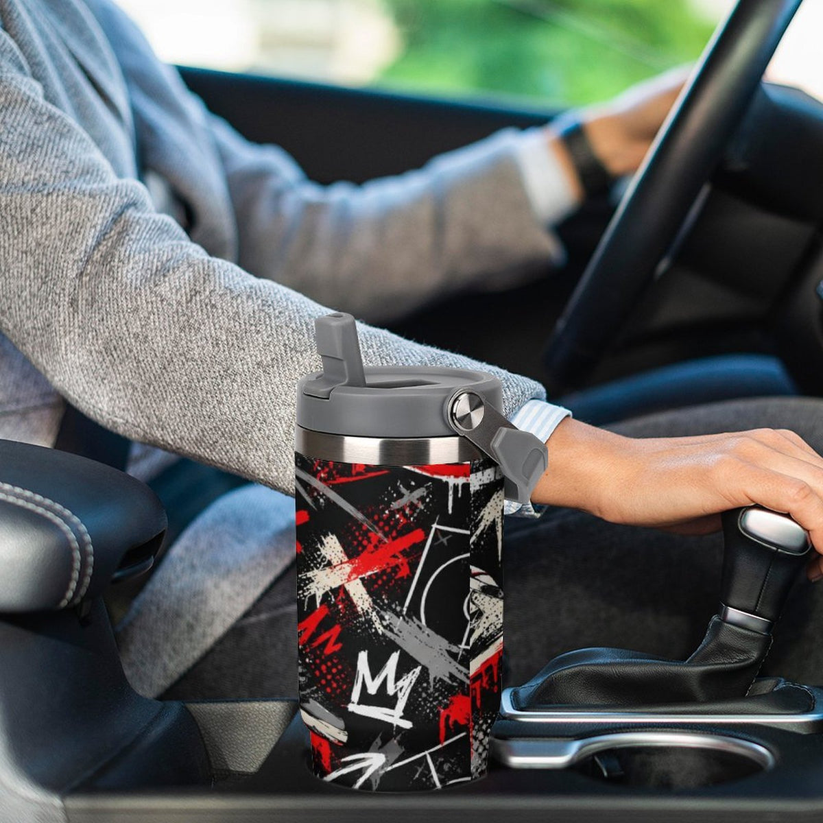 Kicks Tumbler - Black/Red