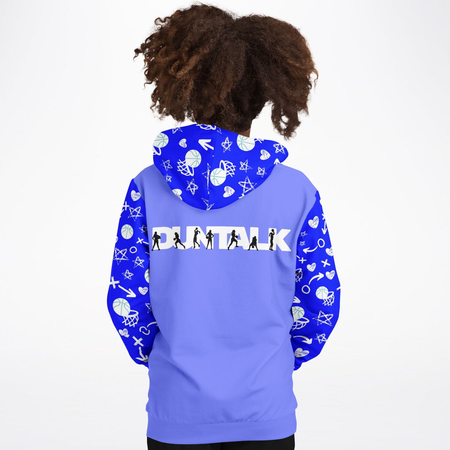 Duntalk "Da Gyal Dem" Basketball Youth Hoodie - Blue Subliminator