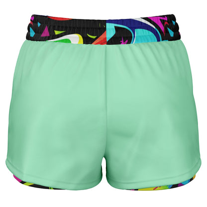 Duntalk "One Stop" Basketball Women's 2-in-1 Shorts - G Subliminator