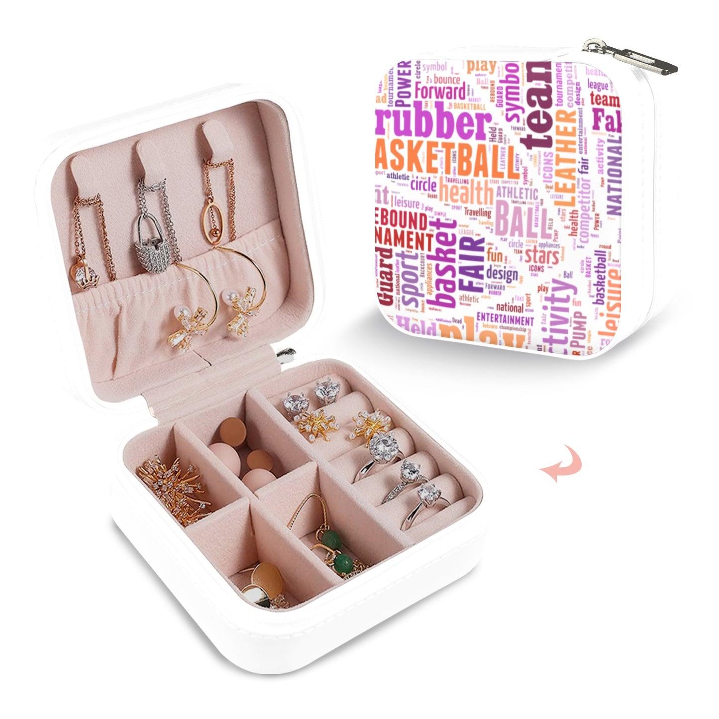 "Skills" Drip Lock Sports Travel Jewelry Box