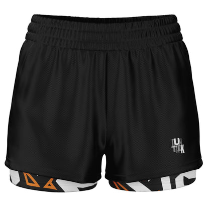 Streetball Women's 2-in-1 Shorts  Reverse