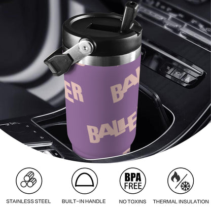 Insulated Water Bottle - Baller Purple