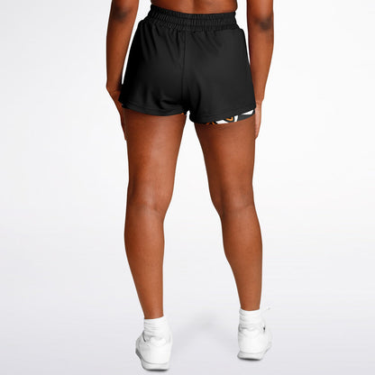 Streetball Women's 2-in-1 Shorts  Reverse