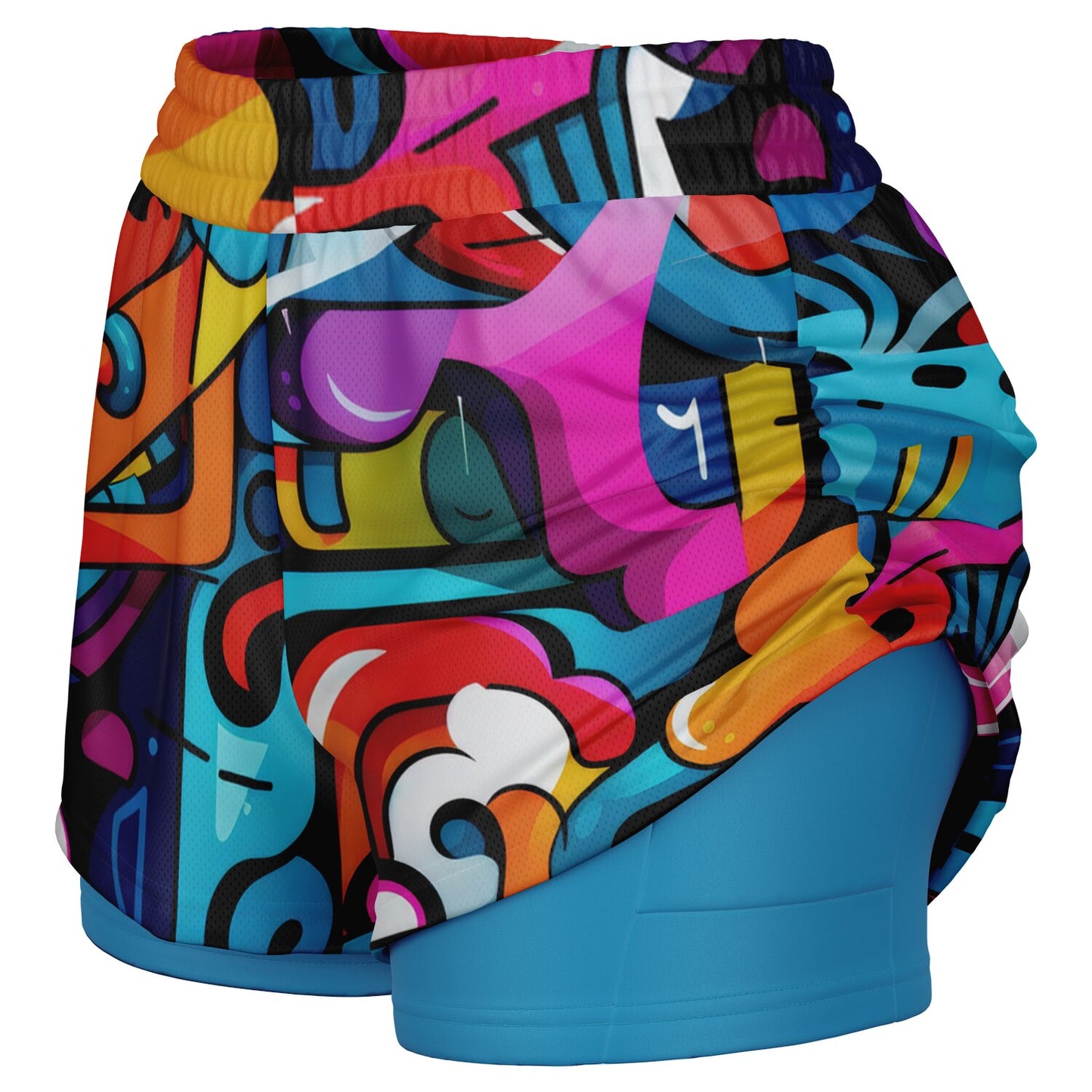 One Stop Basketball Women's 2-in-1 Shorts - Reverse