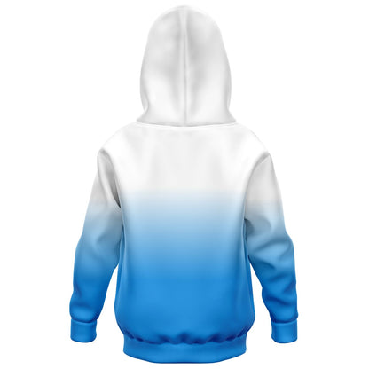 "Fade" Youth Hoodie Blue