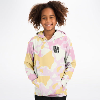 "Bench Mob" Basketball Youth Hoodie - Pink