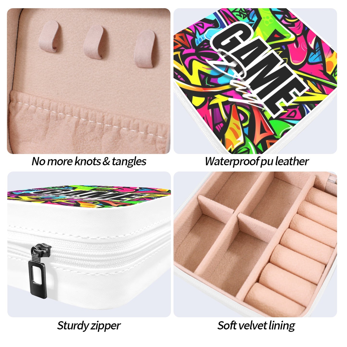 "Paint" Drip Lock Sports Travel Jewelry Box