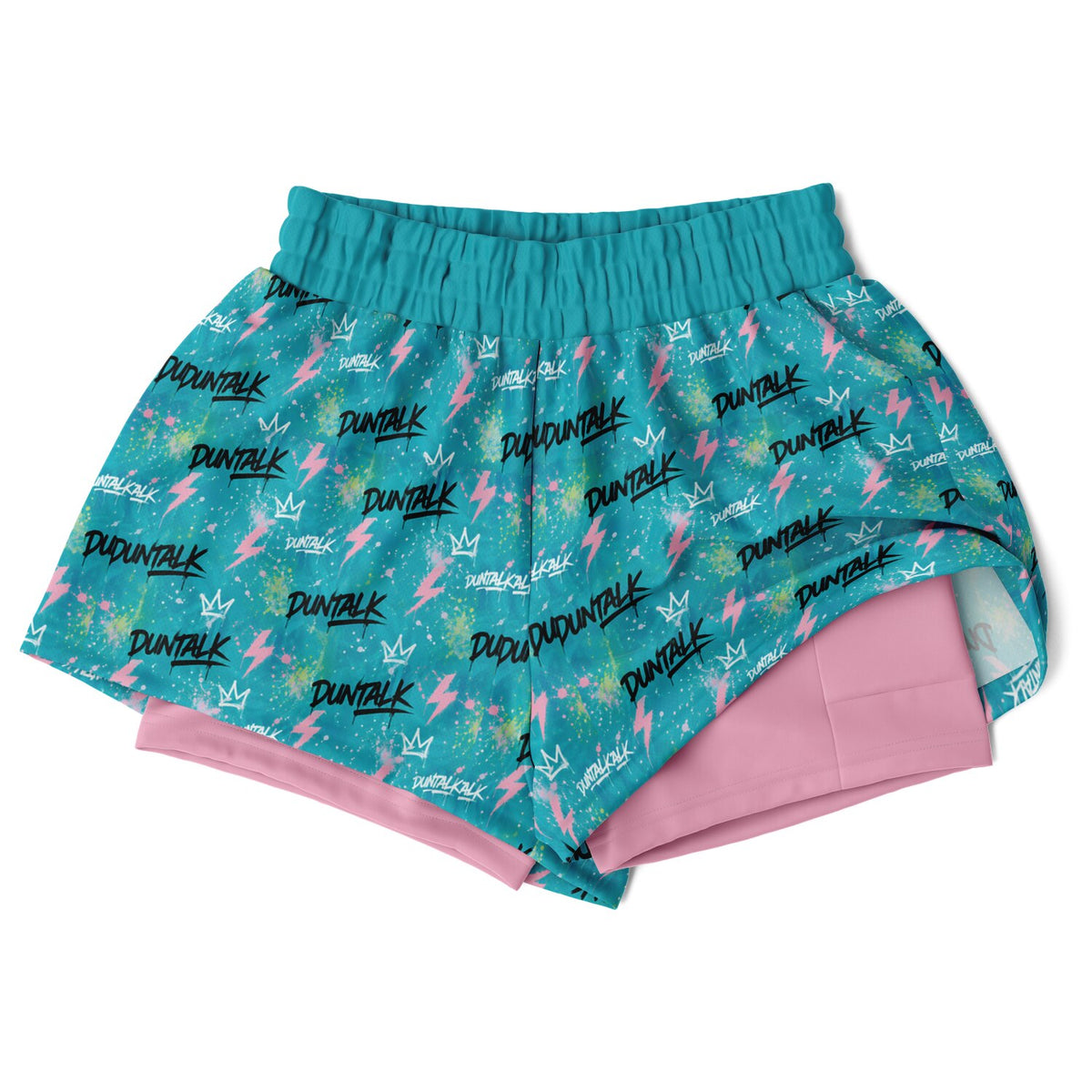 No Off Season 2 in 1 Womens Shorts Reverse Blue