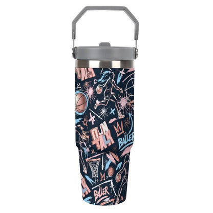 Sketchbook Tumbler - Navy/Pink
