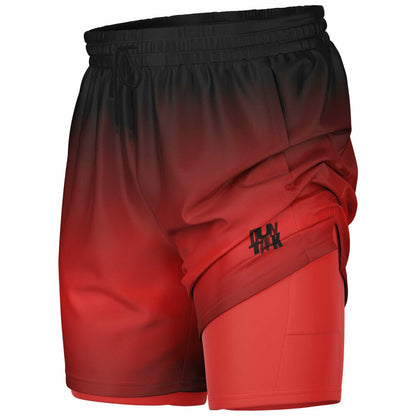 Blender Men's 2-in-1 Shorts - Red