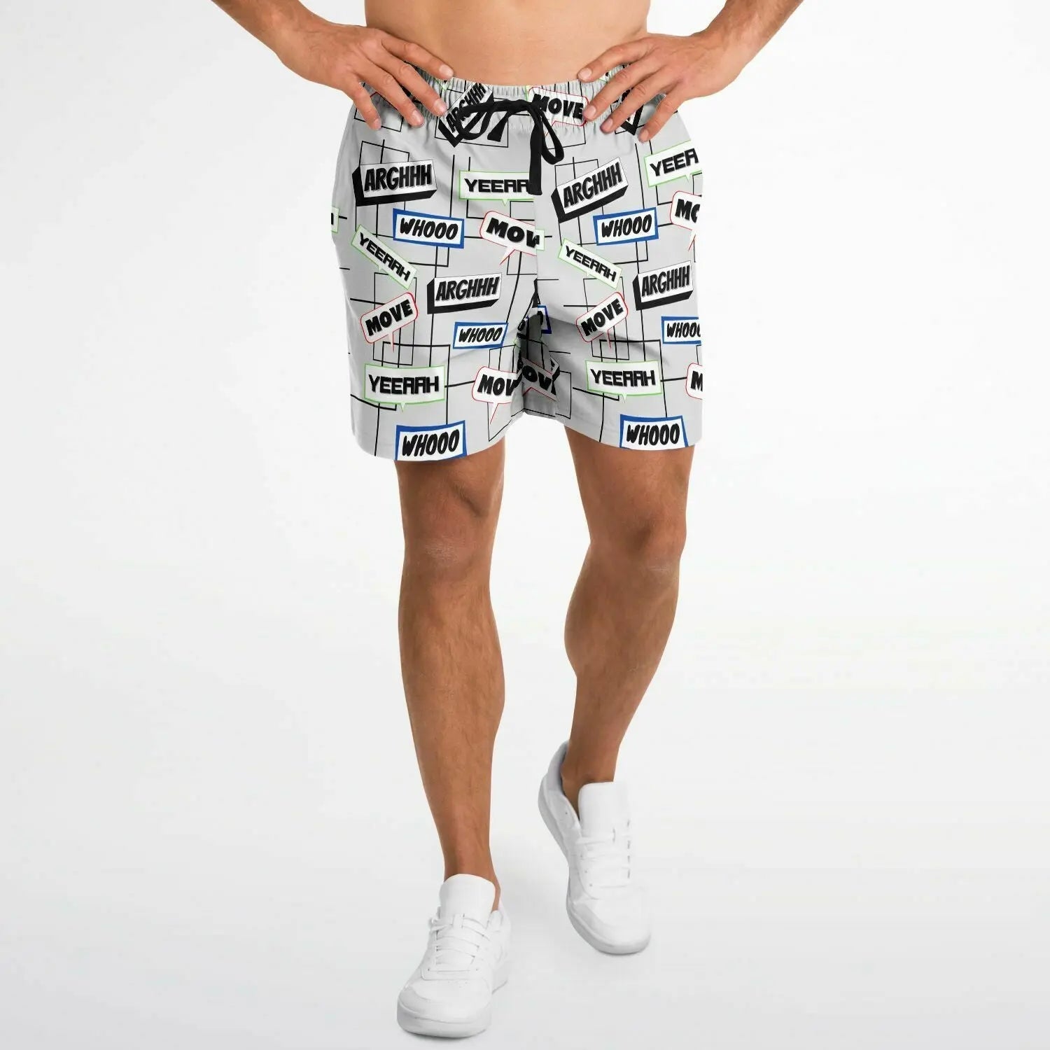 Duntalk "Arghh" Basketball Mid Shorts Subliminator