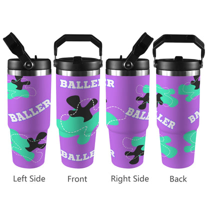 Insulated Water Bottle - Baller Purple