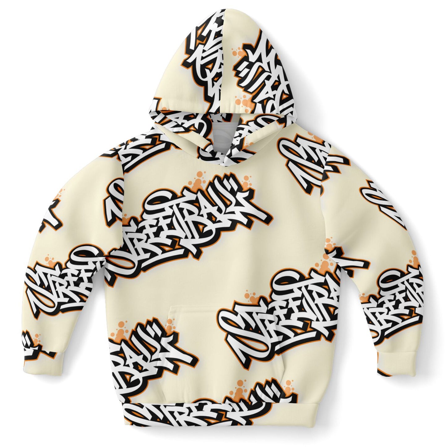 "Streetball" Youth Basketball Hoodie - Cream