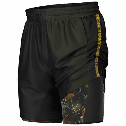 Duntalk "Black Top" Basketball 2 in 1 Shorts