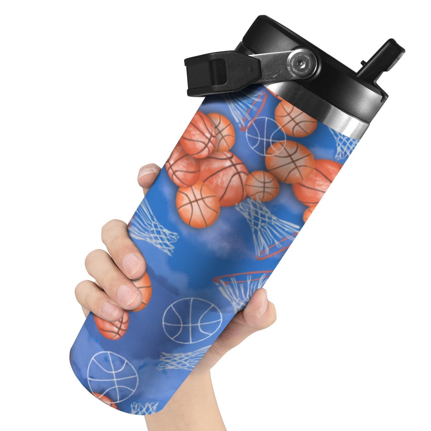 Duntalk Insulated Water Bottle - Basketball