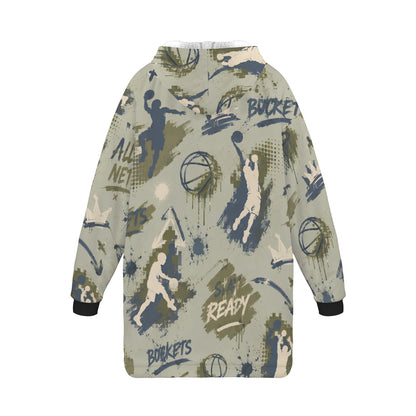 Buckets Blanket Hoodie - Sage