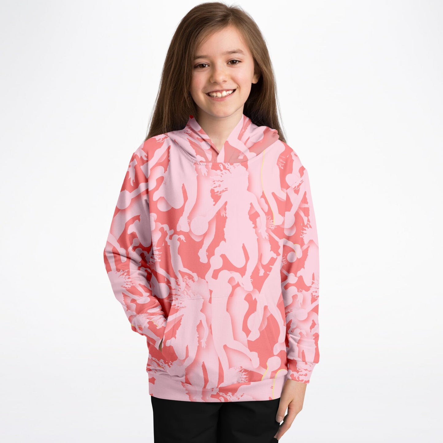 Tempo Basketball Kids Hoodie - Pink