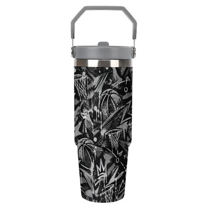Crown Graffiti Tumbler - Black
