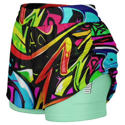One Stop Basketball Women's 2-in-1 Shorts - Reverse