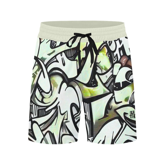 "Paint" Basketball Mid Shorts 5"