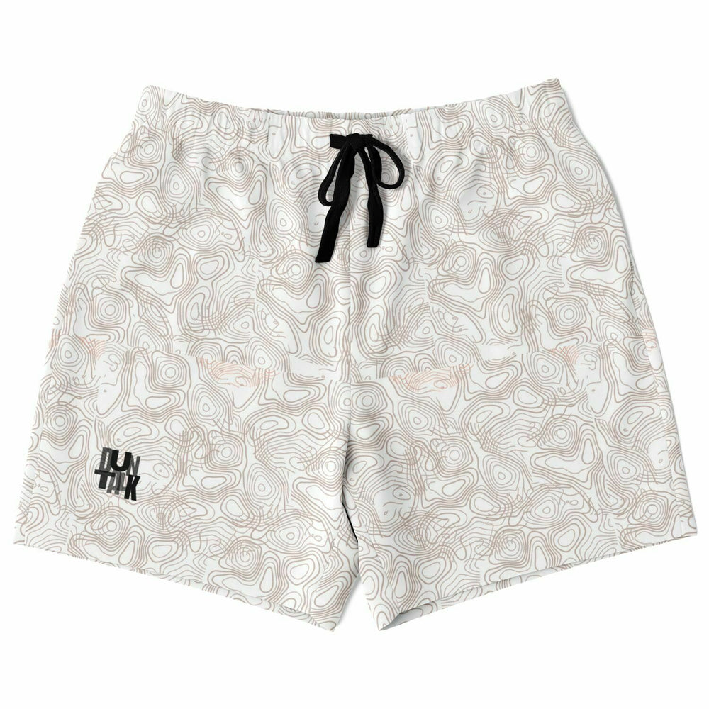 Duntalk "Splash" Basketball Mid Shorts - White Subliminator