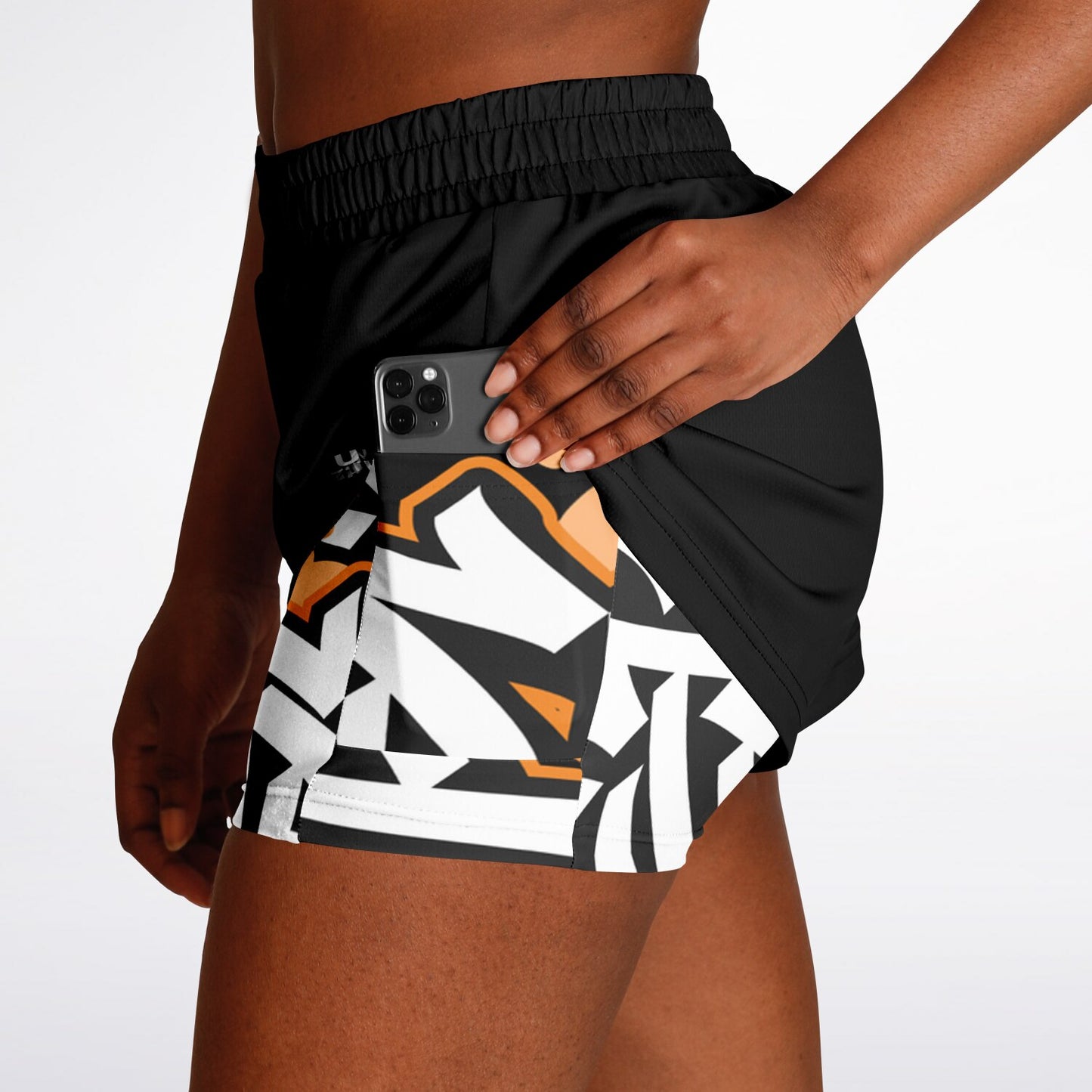 Streetball Women's 2-in-1 Shorts  Reverse