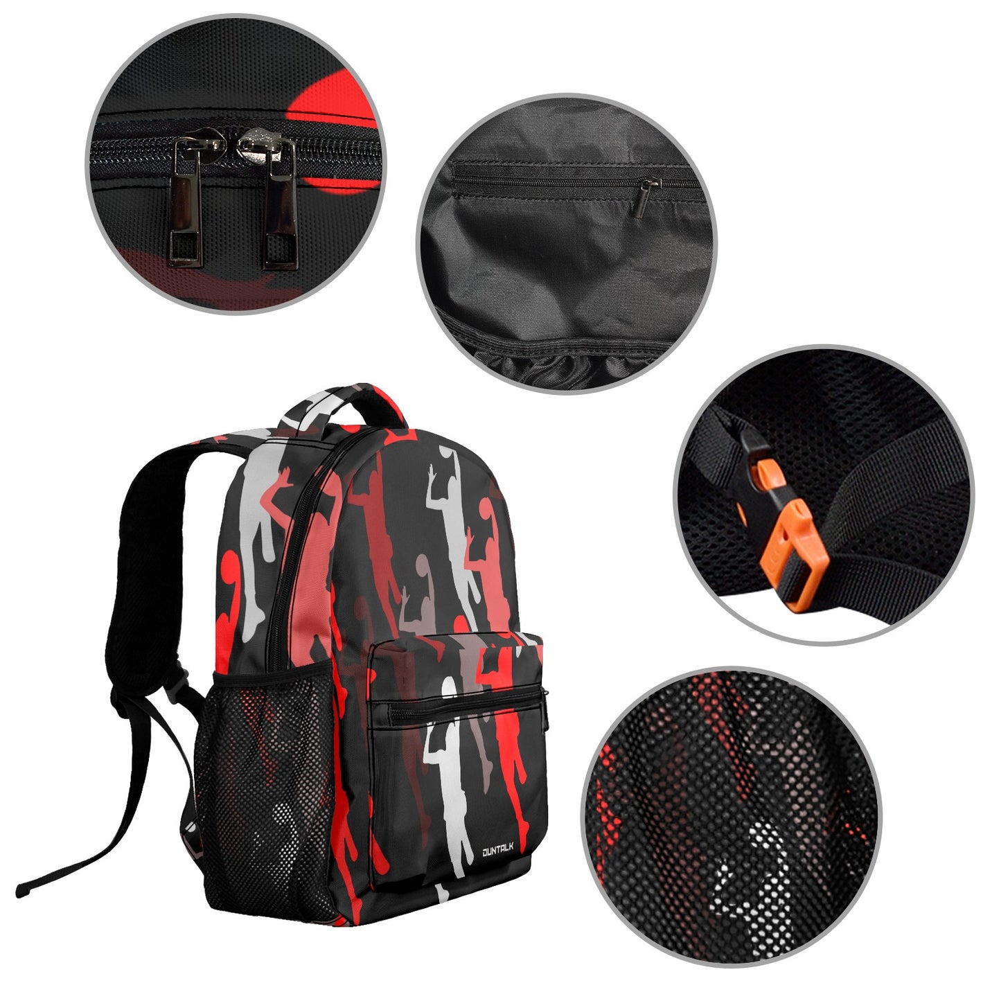 Duntalk "Body A Man" Basketball Backpack - Camo Black Large