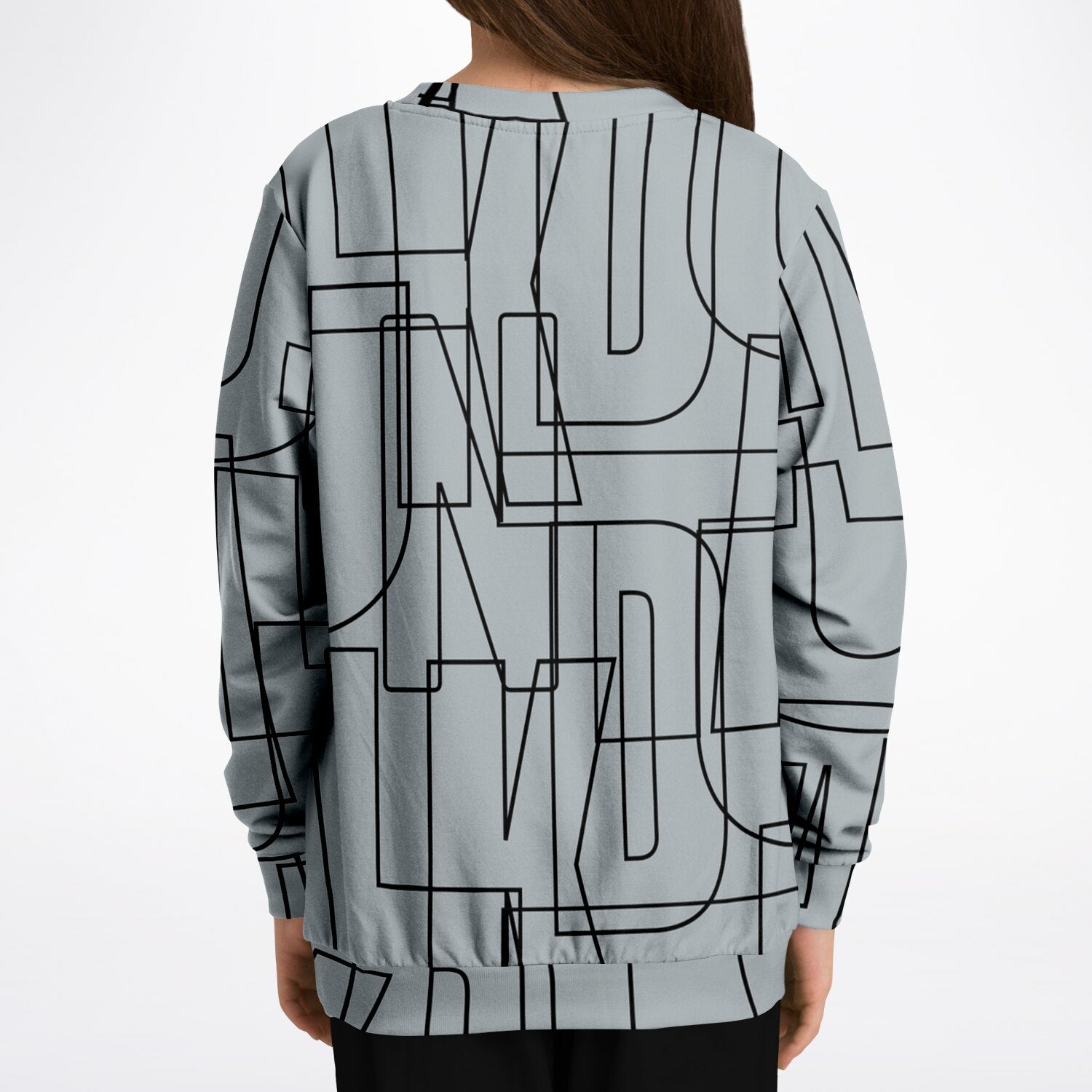 Duntalk "Gridlock" Youth Basketball Sweatshirt – Grey Subliminator