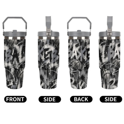 Concrete Tumbler - Grey/Black