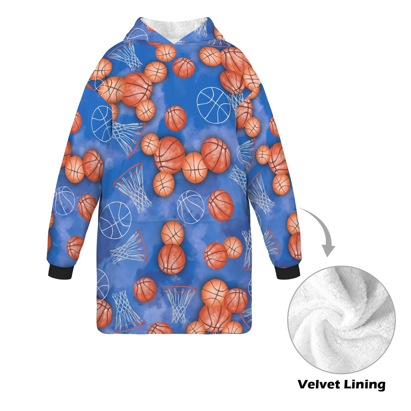 Duntalk "Basketball" Blanket Hoodie e-joyer