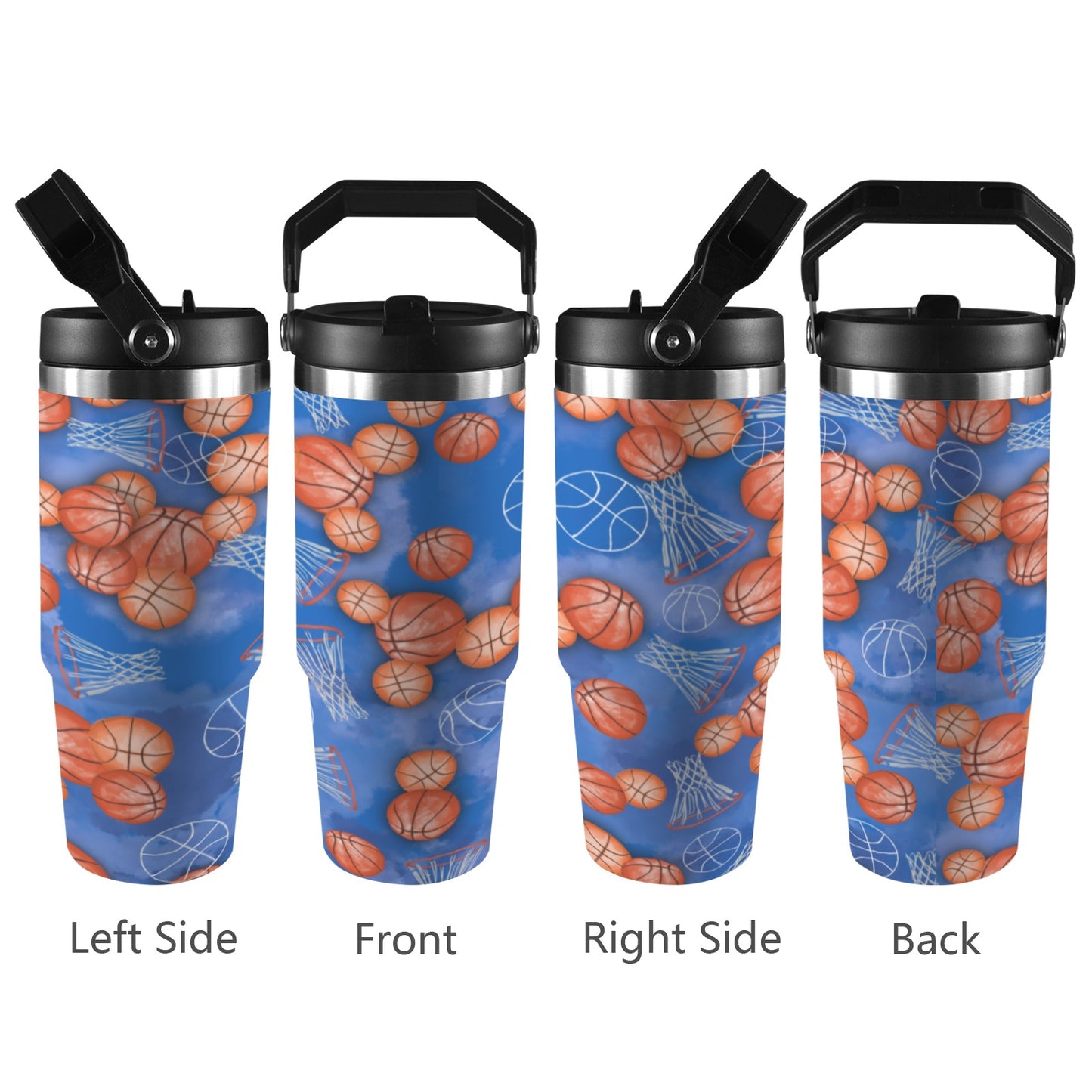 Duntalk Insulated Water Bottle - Basketball