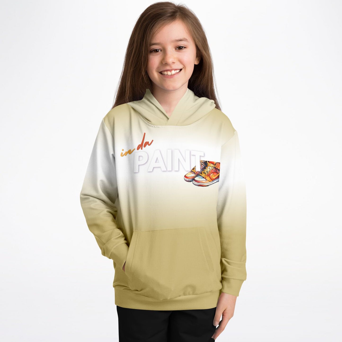 "Fade" Youth Hoodie-  Sand