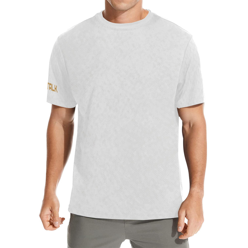 Black Top Adult T-shirt - White