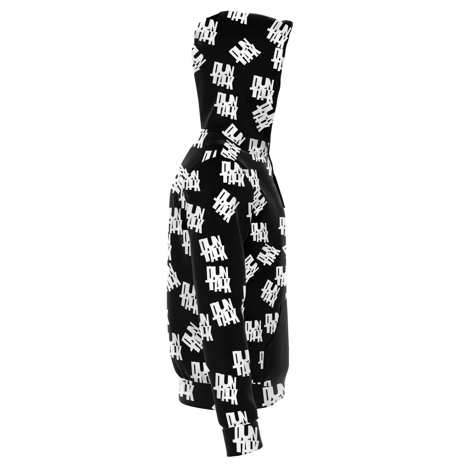 Duntalk "Ghost" Basketball Zip-Up Hoodie Subliminator