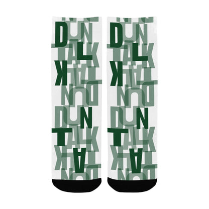 Duntalk "Signature" Kid's Basketball Socks - Green