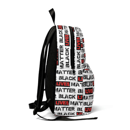 Duntalk Black Lives Matter Backpack - White Large