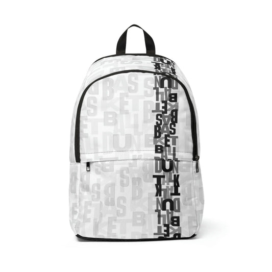 Duntalk "Court Vision" Basketball Backpack Small -  White Printify