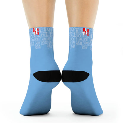 Duntalk "Court Vision" Basketball Socks - Blue