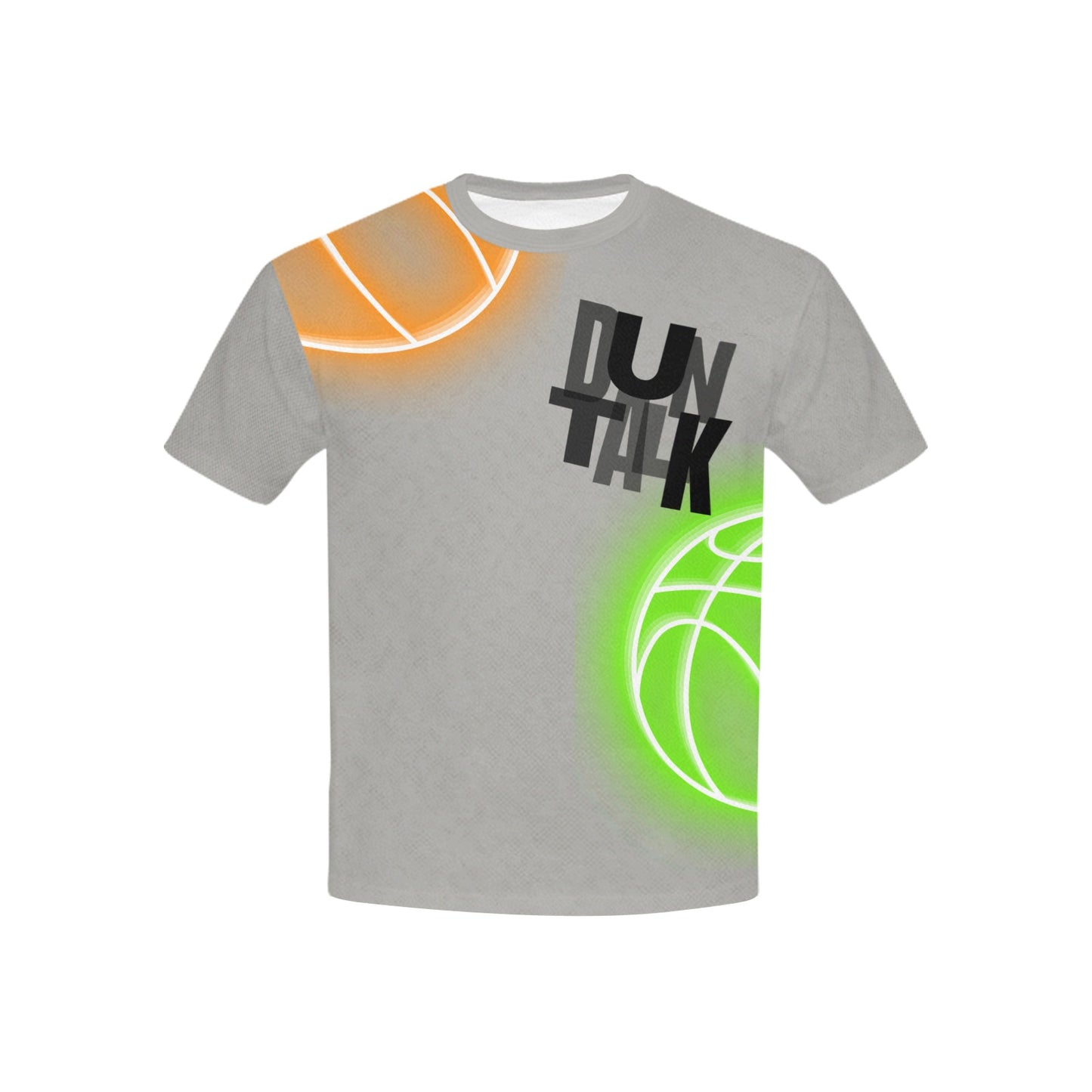 Duntalk "Glow" Youth Basketball T-Shirt - Grey e-joyer