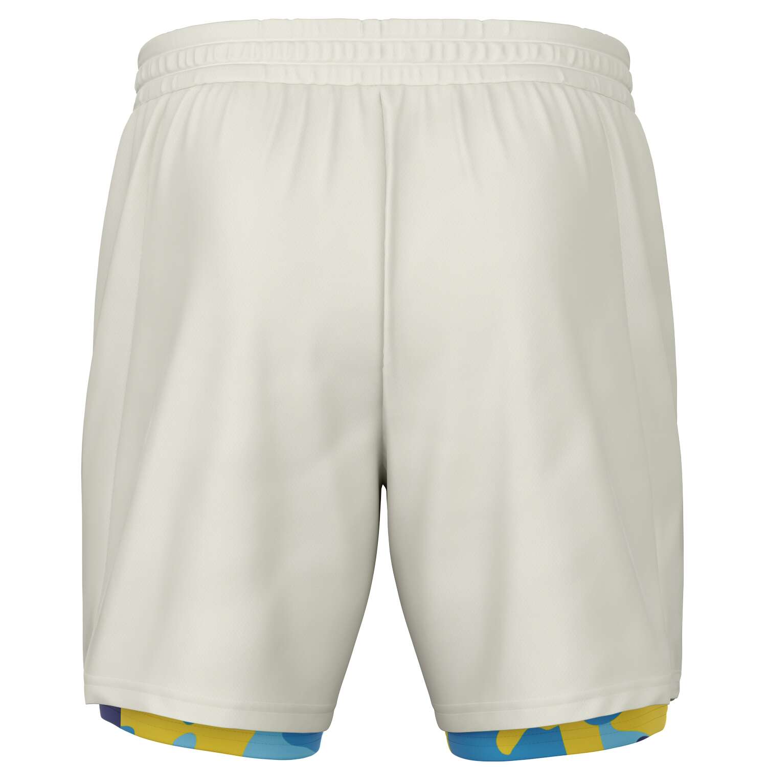 Duntalk "Bench Mob" 2 in 1 Basketball Shorts - Blue Subliminator