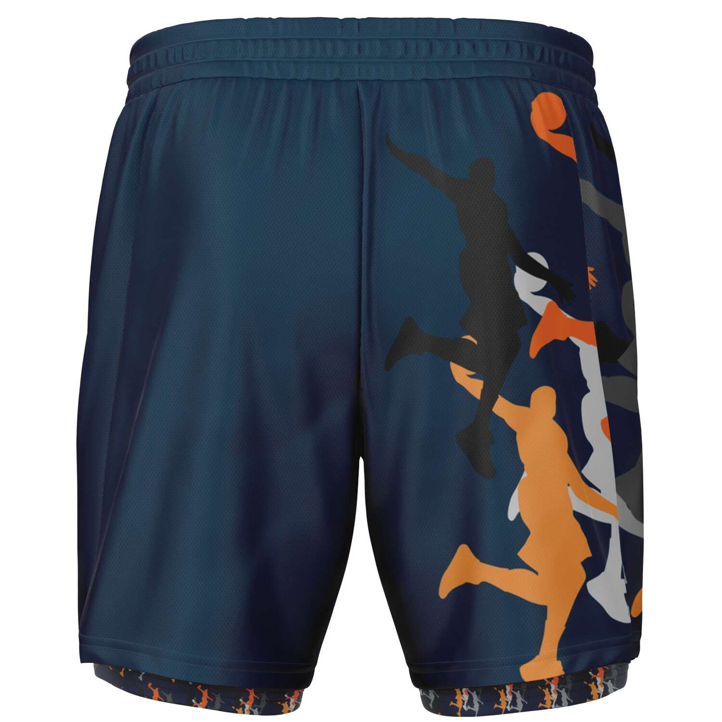 Duntalk "Head Top" Basketball 2-in-1 Shorts - Slate Subliminator