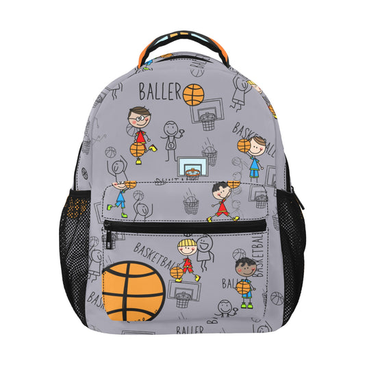 Duntalk :Doodle" Basketball Backpack - Large e-joyer