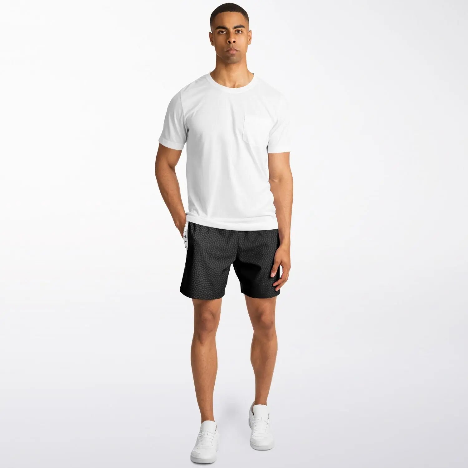 Duntalk "Leather" Basketball Mid Shorts Subliminator