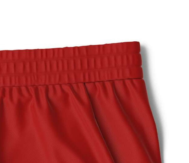 Duntalk "Da Man Dem" 2-in-1 Basketball Shorts - Red Subliminator