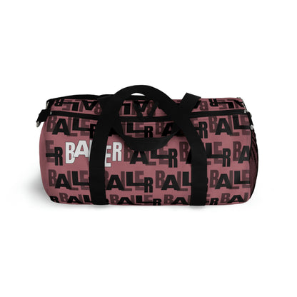 Duntalk "Baller" Canvas Basketball Duffle Bag - Rose